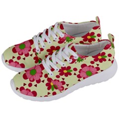 Retro 1960s Flowers Pattern 4 Men s Lightweight Sports Shoes