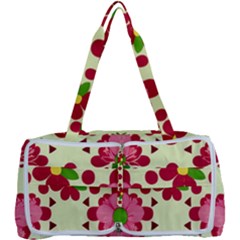 Retro 1960s Flowers Pattern 4 Multi Function Bag