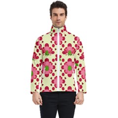 Retro 1960s Flowers Pattern 4 Men s Bomber Jacket