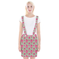 Retro 1880s Flowers Pattern 11 Braces Suspender Skirt