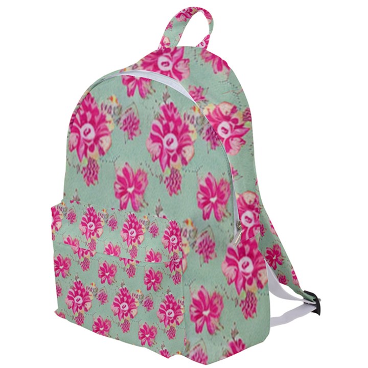 Retro 1880s Flowers Pattern 11 The Plain Backpack