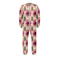 Retro 1880s Flowers Pattern 10 Onepiece Jumpsuit (kids)