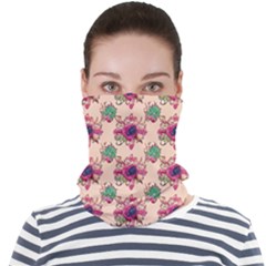 Retro 1880s Flowers Pattern 10 Face Seamless Bandana (adult) by violetheavensky