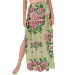 Retro 1880s Flowers Pattern 9 Maxi Chiffon Tie-up Sarong