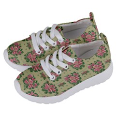 Retro 1880s Flowers Pattern 9 Kids  Lightweight Sports Shoes