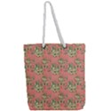 Retro 1880s Flowers Pattern 12 Full Print Rope Handle Tote (Large) View2