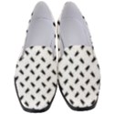 Fly Phot Motif Seamless Black And White Pattern Women s Classic Loafer Heels View1