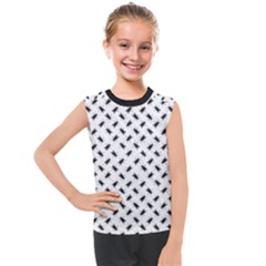 Fly Away In Black & White  Kids  Mesh Tank Top