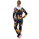 Funny Christmas Pattern Background Women s Tracksuit View2