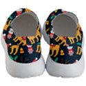 Funny Christmas Pattern Background Women s Lightweight Slip Ons View4