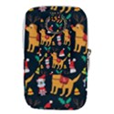 Funny Christmas Pattern Background Waist Pouch (Large) View2