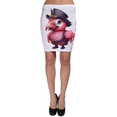 Kawaii Pink Parrot Pirate Bodycon Skirt