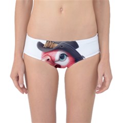 Kawaii Pink Parrot Pirate Classic Bikini Bottoms by KawaiiArtStyle