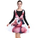 Kawaii Pink Parrot Pirate Plunge Pinafore Dress View1