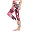 Kawaii Pink Parrot Pirate Lightweight Velour Classic Yoga Leggings View3