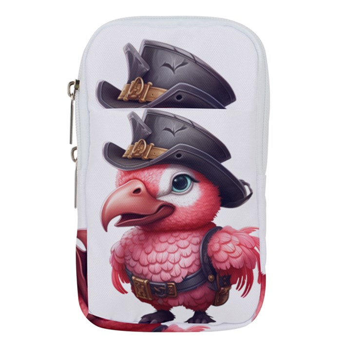 Kawaii Pink Parrot Pirate Waist Pouch (Small)