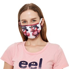 Kawaii Pink Parrot Pirate Crease Cloth Face Mask (adult) by KawaiiArtStyle