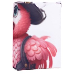 Kawaii Pink Parrot Pirate Playing Cards Single Design (rectangle) With Custom Box