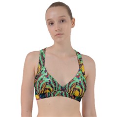 Monkey Tiger Bird Parrot Forest Jungle Style Sweetheart Sports Bra by Grandong