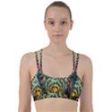 Monkey Tiger Bird Parrot Forest Jungle Style Line Them Up Sports Bra View1