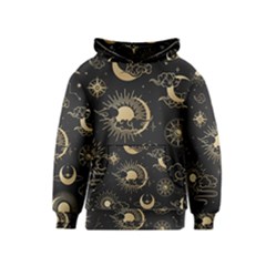 Asian Seamless Pattern With Clouds Moon Sun Stars Vector Collection Oriental Chinese Japanese Korean Kids  Pullover Hoodie