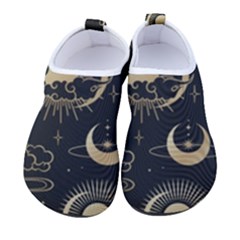 Asian Seamless Pattern With Clouds Moon Sun Stars Vector Collection Oriental Chinese Japanese Korean Kids  Sock-style Water Shoes by Grandong