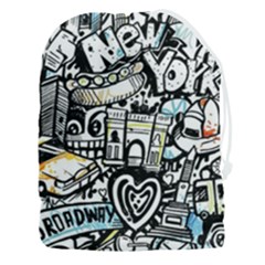 New York City Nyc Broadway Doodle Art Drawstring Pouch (3xl)