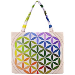 Mandala Rainbow Colorful Mini Tote Bag