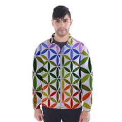 Mandala Rainbow Colorful Men s Windbreaker