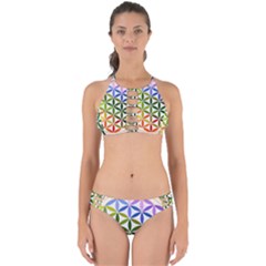 Mandala Rainbow Colorful Perfectly Cut Out Bikini Set by Grandong