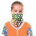 Mandala Rainbow Colorful Face Covering Bandana (Kids) View1