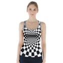 Geomtric Pattern Illusion Shapes Racer Back Sports Top View1