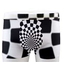 Geomtric Pattern Illusion Shapes Men s Boxer Briefs