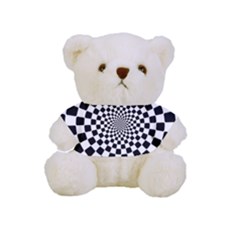 Geomtric Pattern Illusion Shapes Full Print Tee For Cuddly Teddy Bear