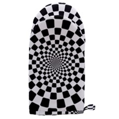 Geomtric Pattern Illusion Shapes Microwave Oven Glove