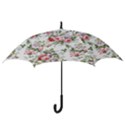 Floral Elements Peony Chinese Rose Hook Handle Umbrellas (Medium) View3