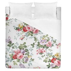 Floral Elements Peony Chinese Rose Duvet Cover (queen Size)