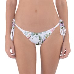 Floral Elements Peony Chinese Rose Reversible Bikini Bottoms