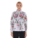 Floral Elements Peony Chinese Rose Women s Bomber Jacket View1