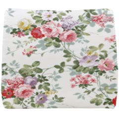 Floral Elements Peony Chinese Rose Seat Cushion