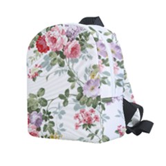 Floral Elements Peony Chinese Rose Kids  Age 2-4 Lightweight Preschool Backpack