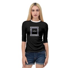 6078 Ericksays Quarter Sleeve Raglan T-shirt