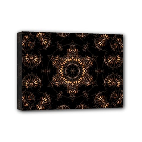 Bronze Age Mandala Mini Canvas 7  X 5  (stretched)