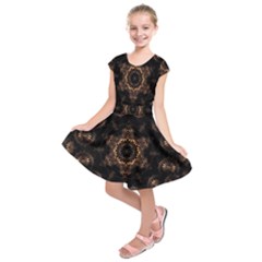 Bronze Age Mandala Kids  Short Sleeve Dress