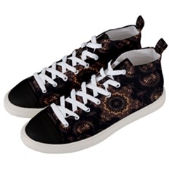 Bronze Age Mandala Men s Mid-top Canvas Sneakers