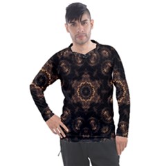 Bronze Age Mandala Men s Pique Long Sleeve T-shirt