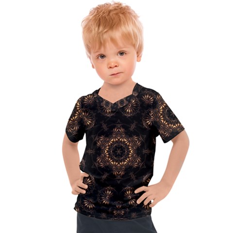 Bronze Age Mandala Kids  Sports T-shirt by MRNStudios