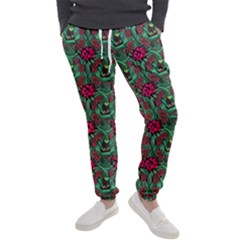 Retro 1880s Flowers Pattern 3 Men s Jogger Sweatpants