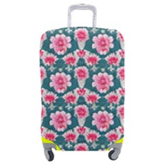 Retro 1880s Flowers Pattern 22 Luggage Cover (medium)