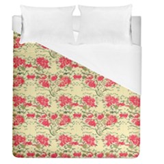 Retro 1880s Flowers Pattern 18 Duvet Cover (queen Size) by violetheavensky